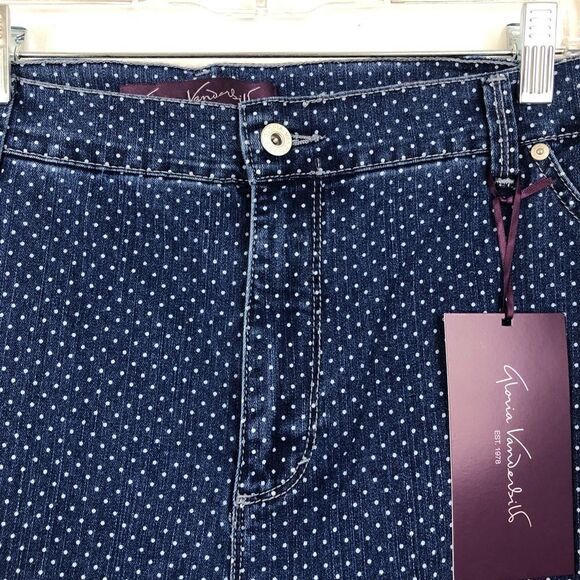 NWT Gloria Vanderbilt Amanda Tummy Slimmer Stretch Tapered 22W Short Jeans!! - Picture 6 of 13